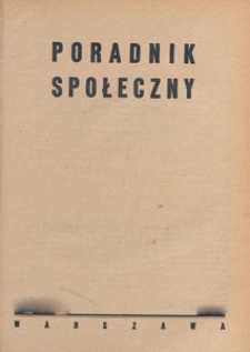 Poradnik Społeczny, 1949.04.10 nr 8-9