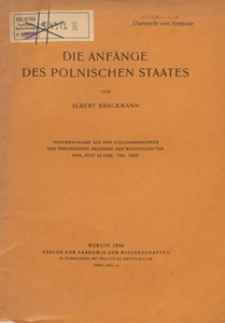 Die Anfänge des polnischen Staates