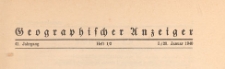 Geographischer Anzeiger : Blätter für den geographischen Unterricht, 1940 H. 1/2
