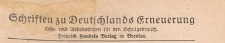 Schriften zu Deutschlands Erneuerung : Lese- und Arbeitsbogen für den Unterrichtsgebrauch, 1941 Nr 32 b