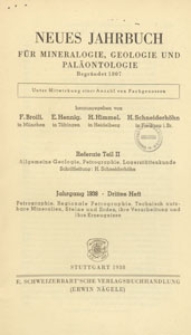 Neues Jahrbuch für Mineralogie, Geologie und Paläontologie. Referate. 2, Allgemeine Geologie, Petrographie, Lagerstättenlehre, 1938 H 3