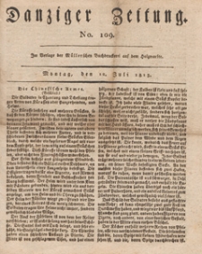 Danziger Zeitung, 1813.07.12 nr 109