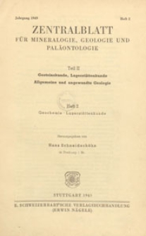 Neues Jahrbuch für Mineralogie, Geologie und Paläontologie. Referate. 2, Allgemeine Geologie, Petrographie, Lagerstättenlehre, 1949 H 2