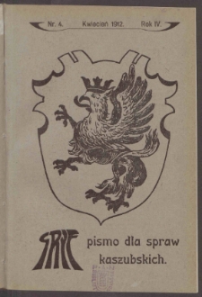 Gryf : pismo dla spraw kaszubskich 1912 nr. 10 [red. odpow. i nacz. Aleksander Majkowski]