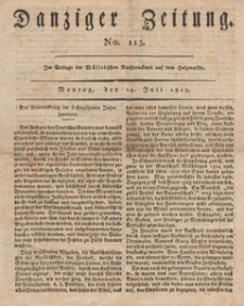 Danziger Zeitung, 1813.07.19 nr 113