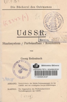 UdSSR : Staatssystem, Parteiaufbau, Komintern