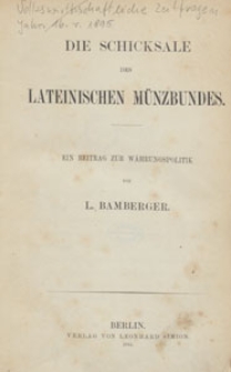Volkswirthschaftliche Zeitfragen : Vorträge und Abhandlungen, 1885
