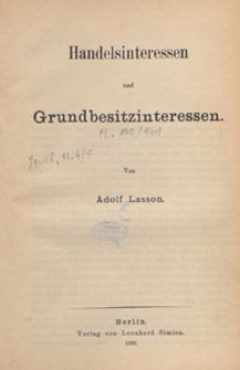 Volkswirthschaftliche Zeitfragen : Vortr&auml;ge und Abhandlungen, 1896 H. 140-141