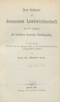 Volkswirthschaftliche Zeitfragen : Vorträge und Abhandlungen, 1900 H. 170-171