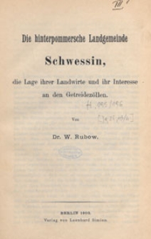 Volkswirthschaftliche Zeitfragen : Vortr&auml;ge und Abhandlungen, 1903 H. 195-196