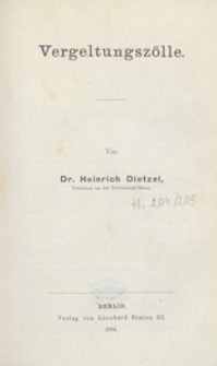 Volkswirthschaftliche Zeitfragen : Vortr&auml;ge und Abhandlungen, 1904 H. 204-205
