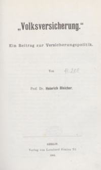 Volkswirthschaftliche Zeitfragen : Vorträge und Abhandlungen, 1904 H. 208