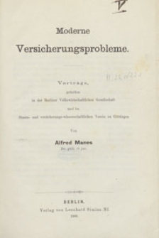 Volkswirthschaftliche Zeitfragen : Vortr&auml;ge und Abhandlungen, 1906 H. 220-221