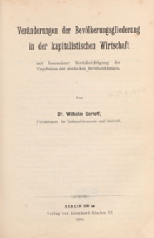 Volkswirthschaftliche Zeitfragen : Vortr&auml;ge und Abhandlungen, 1910 H. 249-250