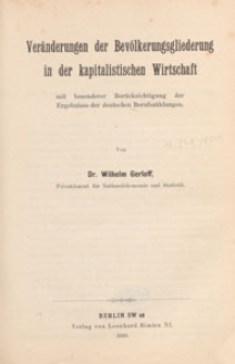 Volkswirthschaftliche Zeitfragen : Vorträge und Abhandlungen, 1910 H. 249-250
