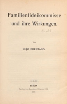Volkswirthschaftliche Zeitfragen : Vortr&auml;ge und Abhandlungen, 1911 H. 258