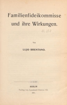 Volkswirthschaftliche Zeitfragen : Vorträge und Abhandlungen, 1911 H. 258