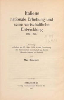 Volkswirthschaftliche Zeitfragen : Vortr&auml;ge und Abhandlungen, 1911 H. 259