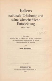 Volkswirthschaftliche Zeitfragen : Vorträge und Abhandlungen, 1911 H. 259