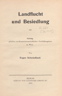 Volkswirthschaftliche Zeitfragen : Vortr&auml;ge und Abhandlungen, 1912 H. 264