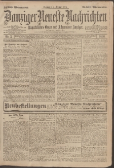 Danziger Neueste Nachrichten : unparteiisches Organ und allgemeiner Anzeiger 1896 nr 3