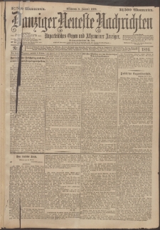 Danziger Neueste Nachrichten : unparteiisches Organ und allgemeiner Anzeiger 1896 nr 6