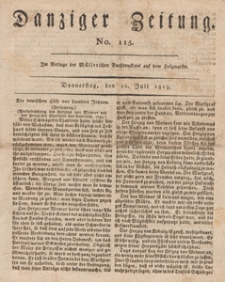 Danziger Zeitung, 1813.07.22 nr 115