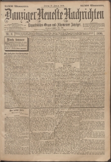 Danziger Neueste Nachrichten : unparteiisches Organ und allgemeiner Anzeiger 1896 nr 8