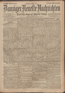 Danziger Neueste Nachrichten : unparteiisches Organ und allgemeiner Anzeiger 1896 nr 14