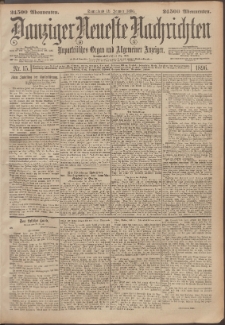 Danziger Neueste Nachrichten : unparteiisches Organ und allgemeiner Anzeiger 1896 nr 15