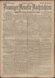 Danziger Neueste Nachrichten : unparteiisches Organ und allgemeiner Anzeiger 1896 nr 17