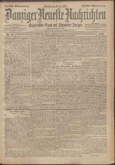 Danziger Neueste Nachrichten : unparteiisches Organ und allgemeiner Anzeiger 1896 nr 18