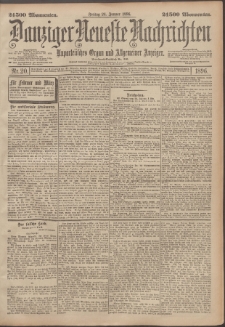 Danziger Neueste Nachrichten : unparteiisches Organ und allgemeiner Anzeiger 1896 nr 20