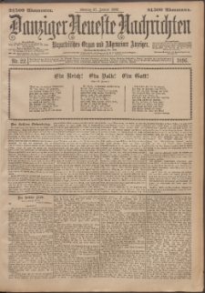 Danziger Neueste Nachrichten : unparteiisches Organ und allgemeiner Anzeiger 1896 nr 22