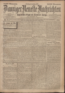Danziger Neueste Nachrichten : unparteiisches Organ und allgemeiner Anzeiger 1896 nr 23