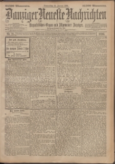 Danziger Neueste Nachrichten : unparteiisches Organ und allgemeiner Anzeiger 1896 nr 25