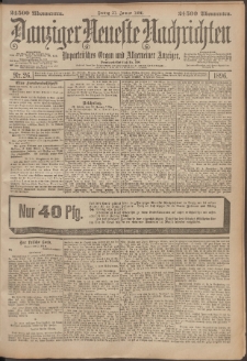 Danziger Neueste Nachrichten : unparteiisches Organ und allgemeiner Anzeiger 1896 nr 26