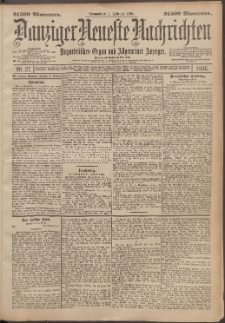 Danziger Neueste Nachrichten : unparteiisches Organ und allgemeiner Anzeiger 1896 nr 27