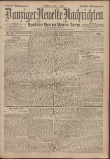 Danziger Neueste Nachrichten : unparteiisches Organ und allgemeiner Anzeiger 1896 nr 28