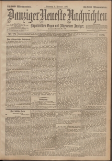 Danziger Neueste Nachrichten : unparteiisches Organ und allgemeiner Anzeiger 1896 nr 29
