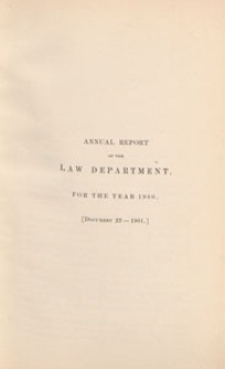 Annual Report of the Executive Department of the City of Boston for the year 1900. Part 2, Document 22