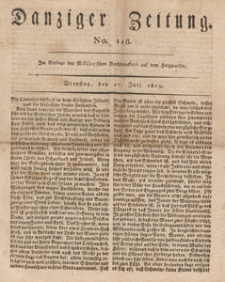 Danziger Zeitung, 1813.07.27 nr 118