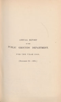 Annual Report of the Executive Department of the City of Boston for the year 1900. Part 2, Document 32