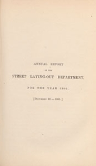 Annual Report of the Executive Department of the City of Boston for the year 1900. Part 2, Document 39