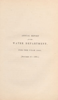 Annual Report of the Executive Department of the City of Boston for the year 1900. Part 2, Document 41