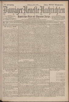 Danziger Neueste Nachrichten : unparteiisches Organ und allgemeiner Anzeiger129/1897