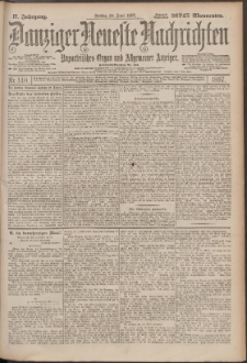 Danziger Neueste Nachrichten : unparteiisches Organ und allgemeiner Anzeiger140/1897