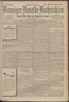 Danziger Neueste Nachrichten : unparteiisches Organ und allgemeiner Anzeiger143/1897