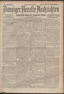 Danziger Neueste Nachrichten : unparteiisches Organ und allgemeiner Anzeiger 148/1897