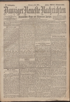 Danziger Neueste Nachrichten : unparteiisches Organ und allgemeiner Anzeiger 154/1897